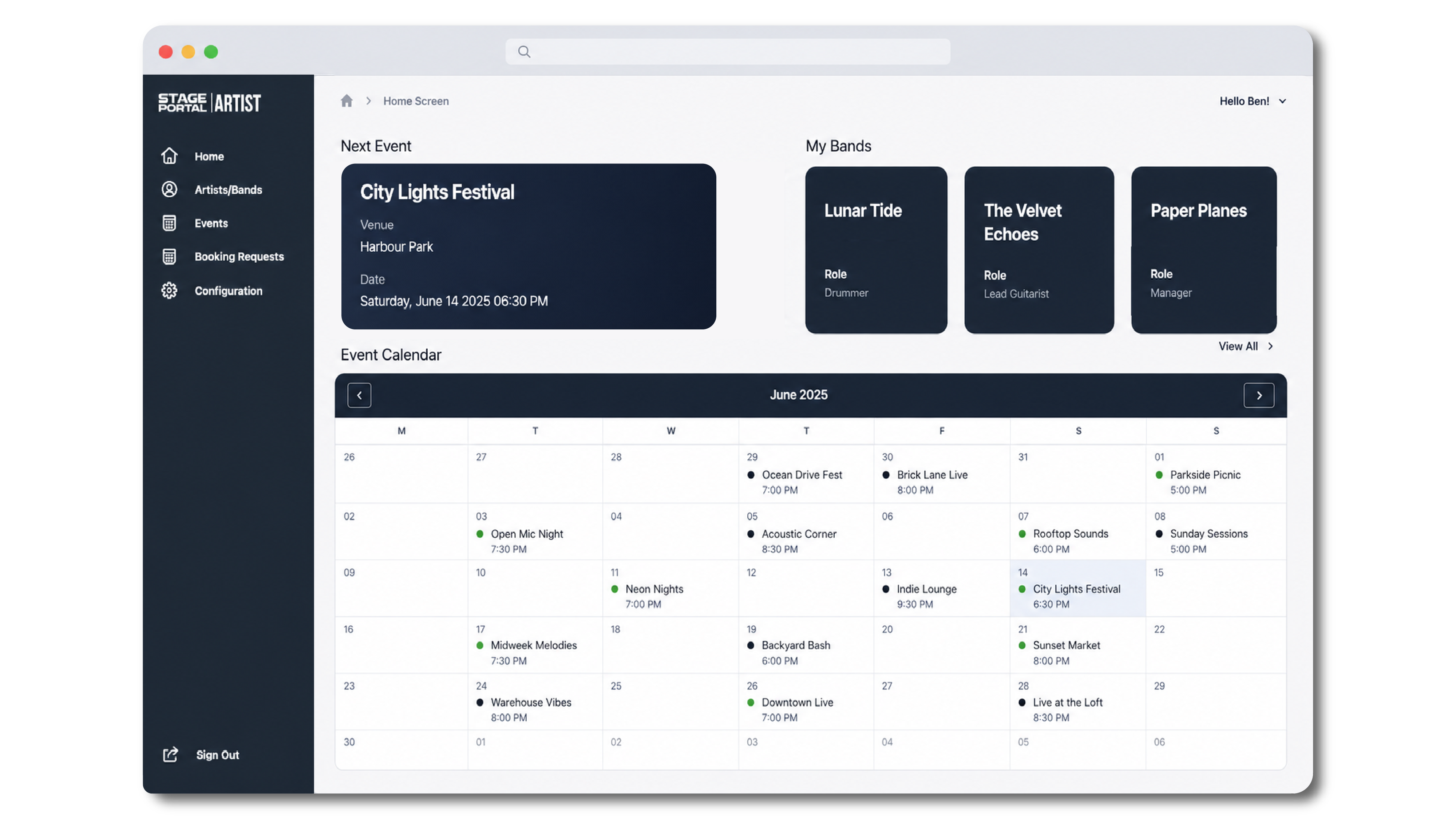 App screenshot